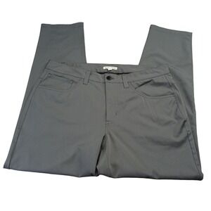 Threads 4 Thought Mens Gray Commuter Pants 33 Performance Stretch TM05126-30